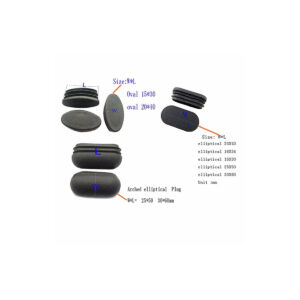10x20 15x30 20x40 16x36 25x50 30x60mm elliptical olive plastic tube plug cap cover pad ends tube insert end chair leg feet