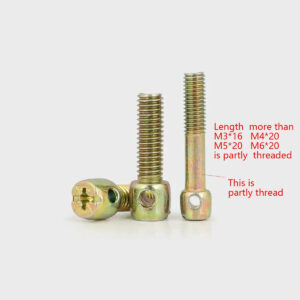 M3 M4 M5 M6 Hole head steel eye screw lead seal car ammeter phillips cross heap steel wire electricity meter