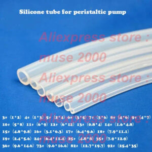 13#14#15#16#17#18#19#24#25#35#36#73#82#92# Peristaltic pump tube Silicone rubber tube plumbing tearing resistance fracture