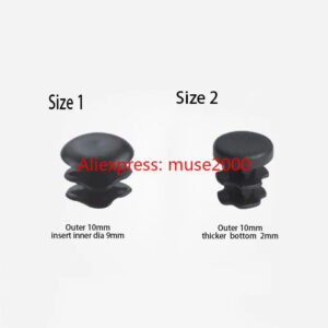 For outer 10 mm  round tube inert plastic plug tube ends , chair eet pad scratch proof protecting hollow tube cover cap