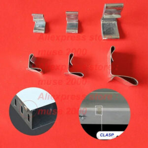 Cable trunking cover plate clasp spring-loaded catch wire distribution metal raceway cover cable tray bridge shackle lock catch