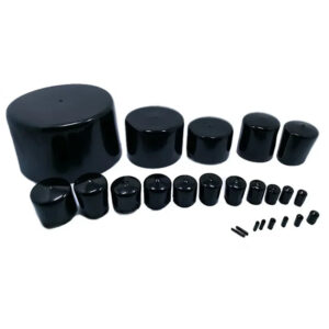 38 40 42 45 48 50mm inner Dia PVC plastic vinyl cap round tube insert end tube thread pin tip protector cover cap steel wire end