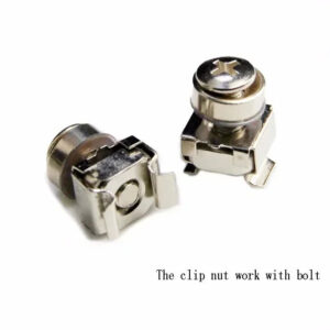 steel square Clip plate nut M5 M6 x 16 20 mm bolt crown screw set Cabinet steel board steel spring clamp machine outlet