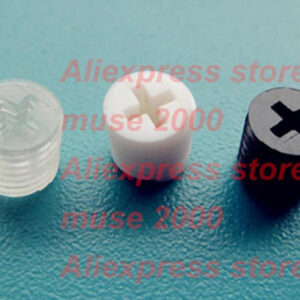 M7 X7 9 plastic grub set screw bolt transparent clear cross socket Holding tighten screw LED light wire cable fastener