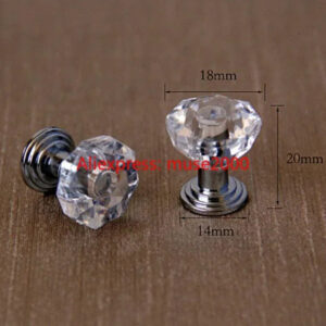Silver gold plated plastic base clear arcylic door handle show exhibition cabinet cupboard jewel advertise plastic latch Drawer