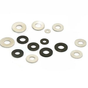 M1 M1.2 m1.4 m1.5 m1.6Black and siliver steel flat washer for nut screw fastener phone electronic computer motherboard DIN125