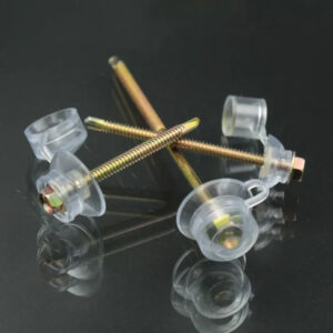Drilling screw PVC Transparent cap cover washer gasket water proof PC board outdoor warehouse canopy rainshed platform awning
