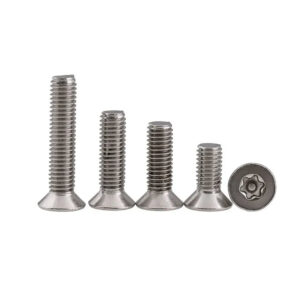 stainless steel M3 x 5 6 8 10 16 20 trox drive Anti-theft bolt screw countesunk head electronic Audio DIY model proof demolition