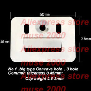 wall pannel clip clamp spring stainless steel PVC 50x36 45x32  40x31 mm home wall noise proof room decoration board clip hooker