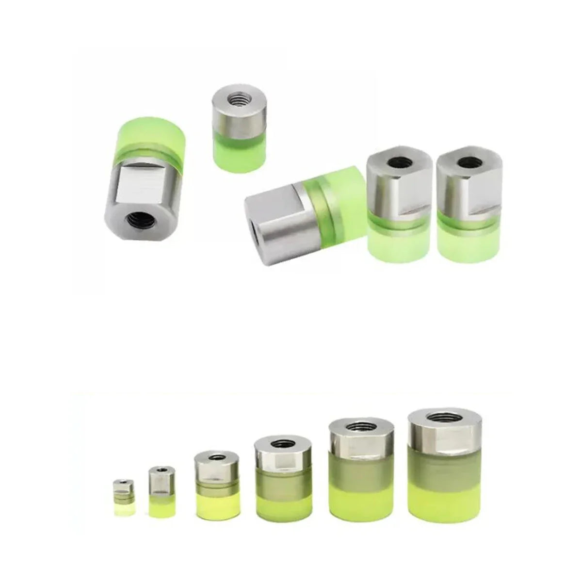 304 PU damper with M3M4M5M6M8M10M12M14M16 Nut Shock Absorption Screw On Shock Absorption, Collision Protection, Wear Resistance
