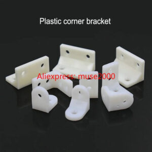Plastic corner bracket  90 degree ;ayer supportor  L-shaped corner Cupboard cabinet connection 90 angle Photo frame fastener