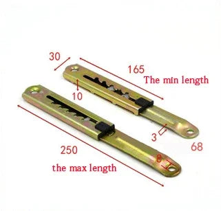 Lift supporting Adjustable hinge Strut bar 5 gear step massage bed head height adjusting desk table angle adjuster