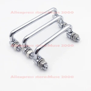 90 degree folding rotable Drilling 90-150mm steel handle cabinet door marine ship use Anti-corrosion yacht cruise furniture