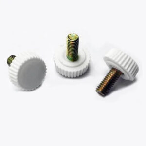 plastic head steel Thumb screw hand adjusting M4 m5 m6 plastic handle adjustable screw bolt,Straight kunreled head