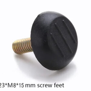 23*M8*15 feet pad, pre-embredded nut tube insert end adjustable feet leg end pad plug Screw-in Furniture Cabinet Table Levelling