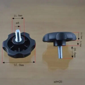 Handle screw M6X18 M8x20 furniture leg foot adjustable bolt fastener office chair Hand tighten bakelite handle Torx  thumb screw