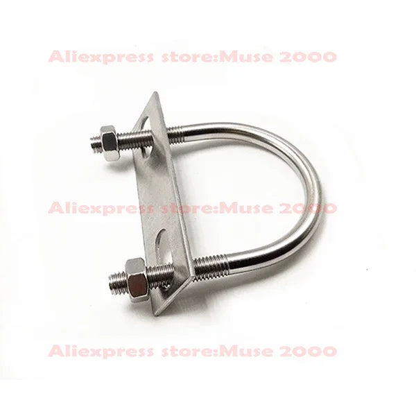 M6 M8 U Shape bolt tube clamp with nut and locking plate pipe 304 holder clip clasp washer lboard locker stoper - Image 2