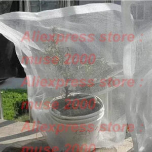 S1 40 Mesh nylon net bag Seed filter bag fish fruit bag plant cover insect bird net bag against Vermin Damage,rice seed soaking