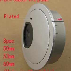 Series#50 53 60mm Computer PC table cable Plastic grommet,Office desk wire hole cover protector,furniture drilling hole