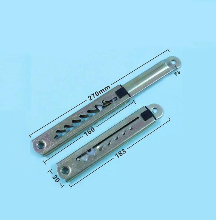 Lift supporting Adjustable hinge Strut bar 7 gear step massage bed head height adjusting desk table angle adjuster