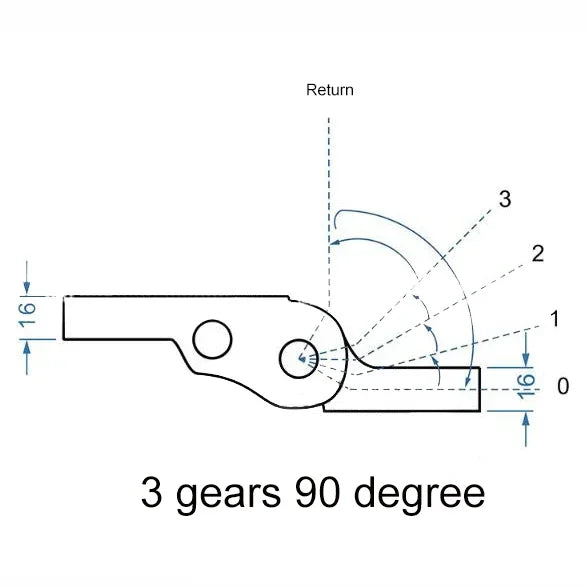 3 gears steps Folding Sofa hinge Adjustable connector Downward backing angle Hardware Furniture Accessories Ratchet Hinges - Image 2