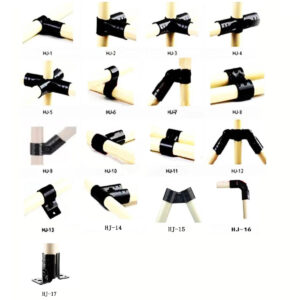 Series#13Types Lean pipe joint.28mm/1.1' pipe manufacturer working,garden Goods shelf tube clamp.2 3 4 Ports Connector