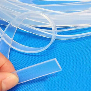 Clear silicone rubber strip 2/3/4/5 x 10 15 20 30 40mm LED light outdoor spraying advertising cloth light box