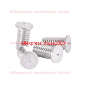 M4x6 8 10 20 30 40 50 nmm 6061 alumium steel screw weld Welding Studs bolt screw thread capaciter discharge welding board bolt