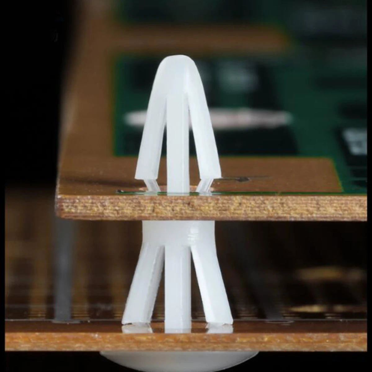 PCB supporter Nylon rivet SSLY RC3 5 6 8 10 12 14 19 flat Screw stand-off spacer PCB isolation column clinch bolt blind standoff - Image 2