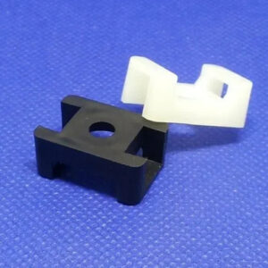 Cable tie mount#HC-1 W*L*H=15*10*7 Tie width 5.2mm white Screw cable tie Mounts,saddle base mount,Nylon Saddle Cable Tie Mount