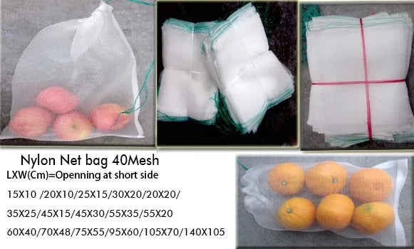 25x15cm Nylon net bag,40mesh Seed bag,fish fruit insect bird net bag,filtering against Insect Vermin Damage,rice seed soaking - Image 2