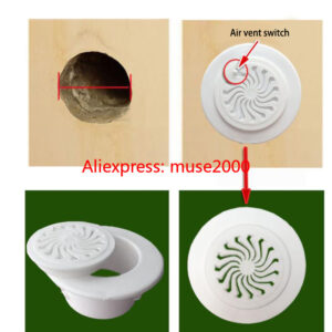 40 50 60 70 80 100 mm plastic tube cover hole end dust proof protect Air Conditioning Installation plug wall pipe cover PVC