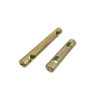 M6x45 / 60 double 2 hole furniture nut Furniture cross bar nut children baby bed connector wood bed tool shelf hammer nut