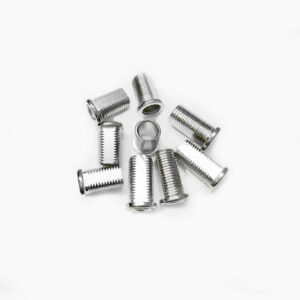 M10 Steel hollow screw pitch 1.0 round head Lamp light rod connector screw nut hanging ceiling light connector wire grommet hole