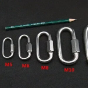 M3.5 M4 M5 M6 M8 M10 M12 steel link chain connector,fast screw fasten stainless steel climping pet chain cord suspension harness
