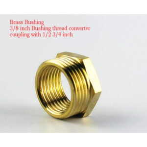 3/8 female 1/2 3/4 male bushing copper joint thread converter pressure gauge manometer coupling connector DN20 DN15 DN10