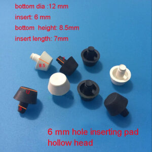 10mm Furniture feet pad bottom hole plastic inserting pad sofa furniture chair feet leg nail cushion plastic hole plug