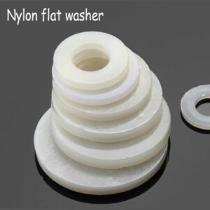 M2 M3 M4 M5 M6 M7 M8 M10 lack & White Nylon Washers, Plastic Screw Bolt Spacer Rings, Fastener Pads, Flat Washer Grommets DIN125