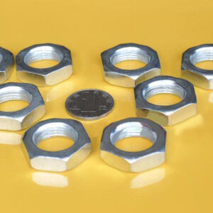 M6 Steel nut, pitch 1.0 fine thread 4 mm  height LED light wire cable through hex  desk table lamp celling light