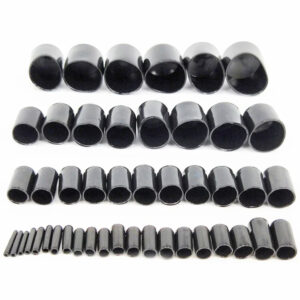 3 4 5 6 8 10 12mm End cap PVC Plastic  Cable wire  thread cover vinyl End cap PVC rubber steel pole tube pipe protecting water