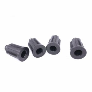 25mm Plastic tube plug with 11mm hole, quick fitting roller connector feet pad tube insert end feet foot pipe cover roller screw