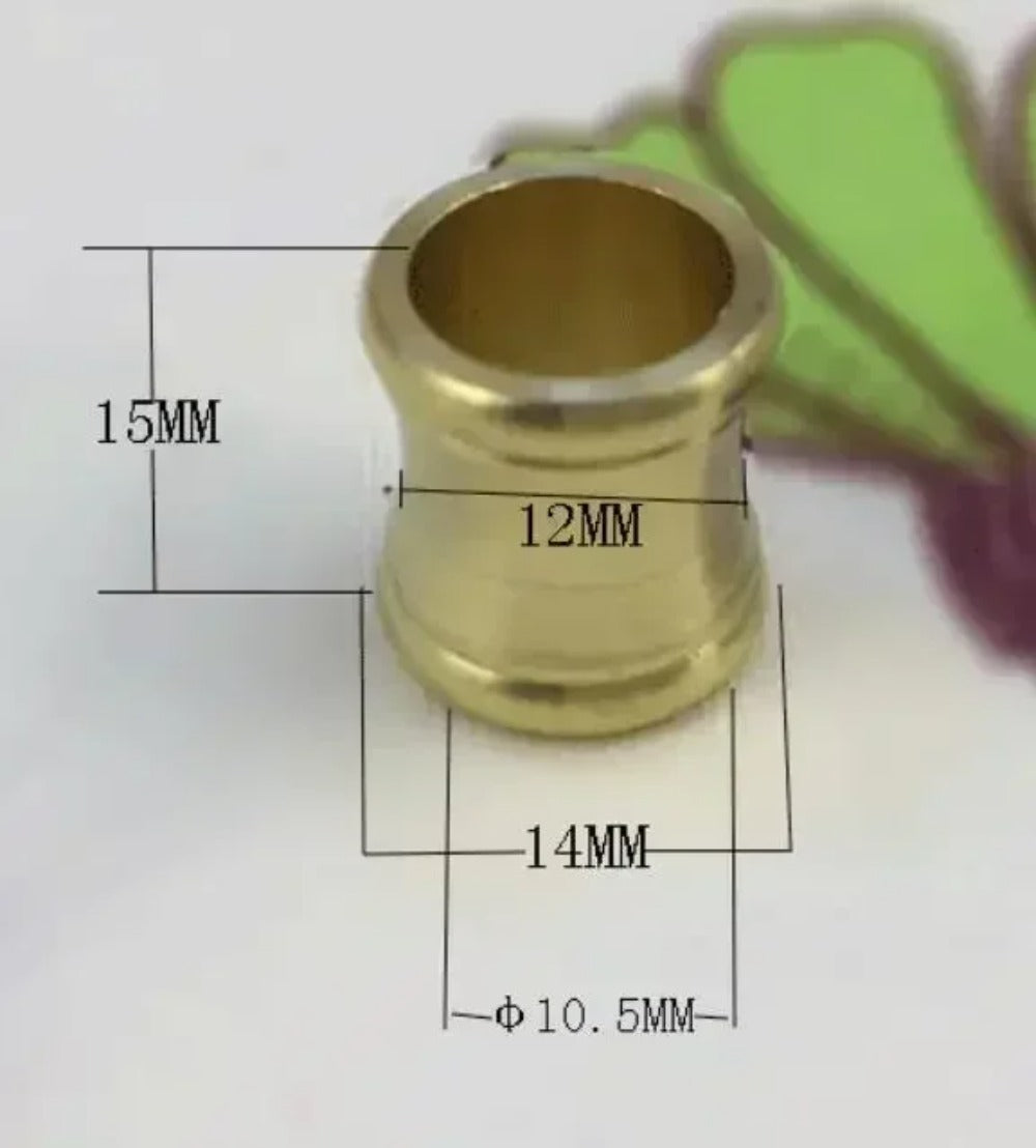 10.5 mm hole brass T shape thicken washer spacer hollow tube connector copper Dec lighting fastener - Image 3