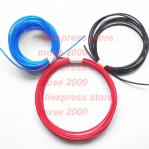 Red blue black PTFE tube pipe 2.5x4 2x4 4x6 6x8 8x10mm PFA 3D printer Nozzle temperature thermoresistance PFA FEP F46