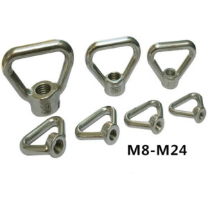 M8 M10 m12 m14 m16 m20 m24 304 marine Eye Nut Ring Lifting Eye Nut Triangle Ring flat belt cord rope hanger shaft eye bolt