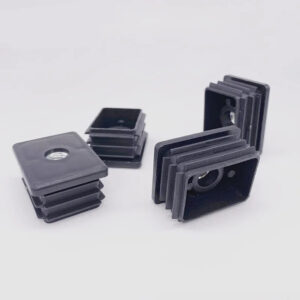 tube Outer  30*40 screw on tube plug M8 nut ending ends roller screw enbeded nut plastic tube plug
