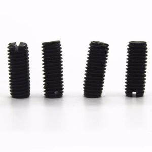 M1.6*2 3 4 5 6mm Steel flat tip slotted set screw With Flat Point end Grub Screw adjusting duplexer filter combiner dual tuner